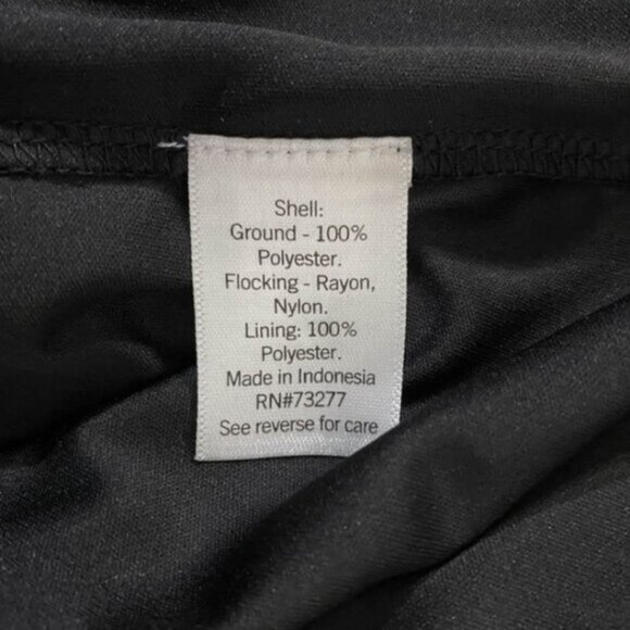 Nine West Black & Gold Polka Dot V-Neck Cami | Lined • Adjustable Straps - Picture 7 of 10